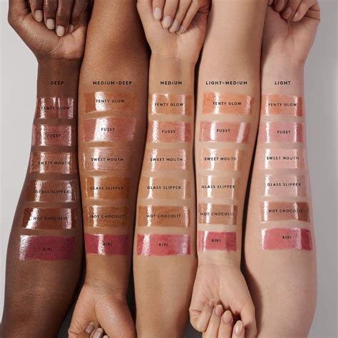 fenty lip gloss shades